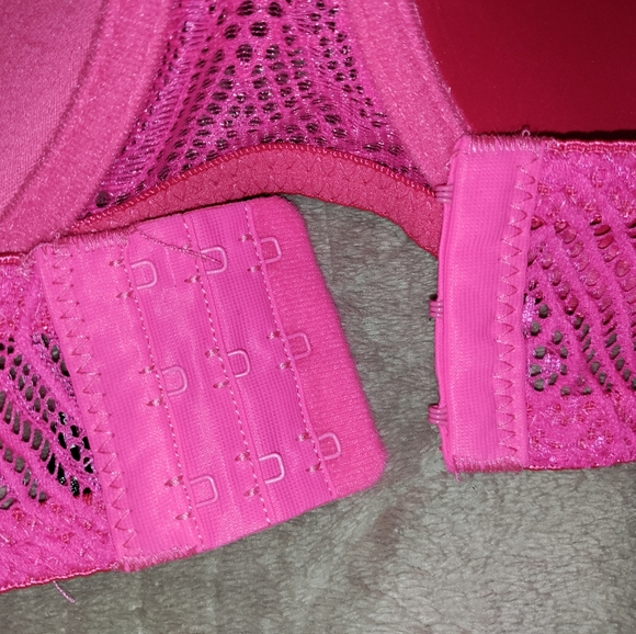 🆕 XOXO | Everyday Sexy Hot Pink Bra Size 42D Womens Pink Bra - Picture 4 of 14